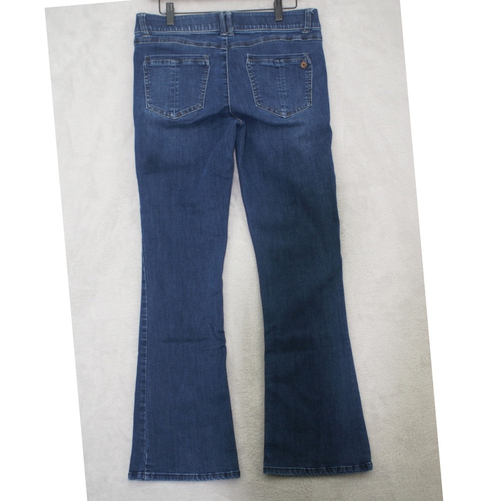 Democracy Ab solution Bootcut Jeans Dark Wash Blue Stretch Denim Womens Size 10 - Picture 2 of 15